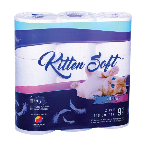 KITTEN SOFT TOILET P 2PLY 350SHT - 9