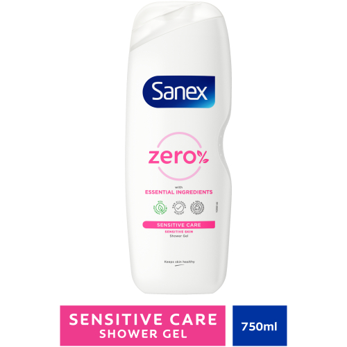 SANEX ZERO% SHOWER GEL SENSITIVE 750ML