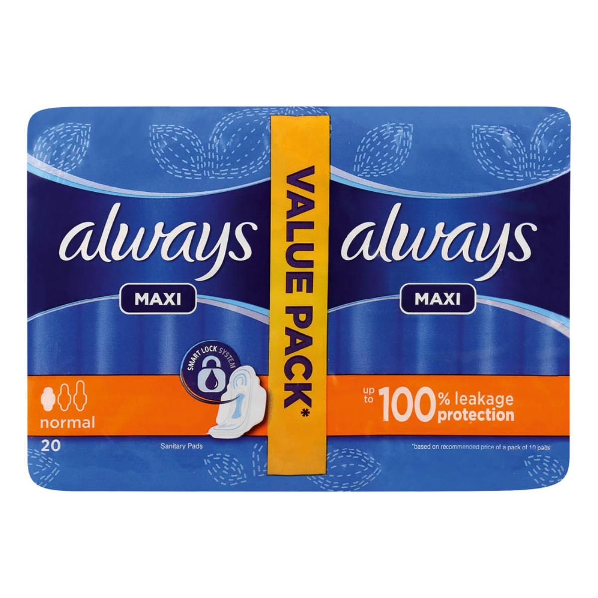 Always Maxi Normal Duo Pads 20 Pack