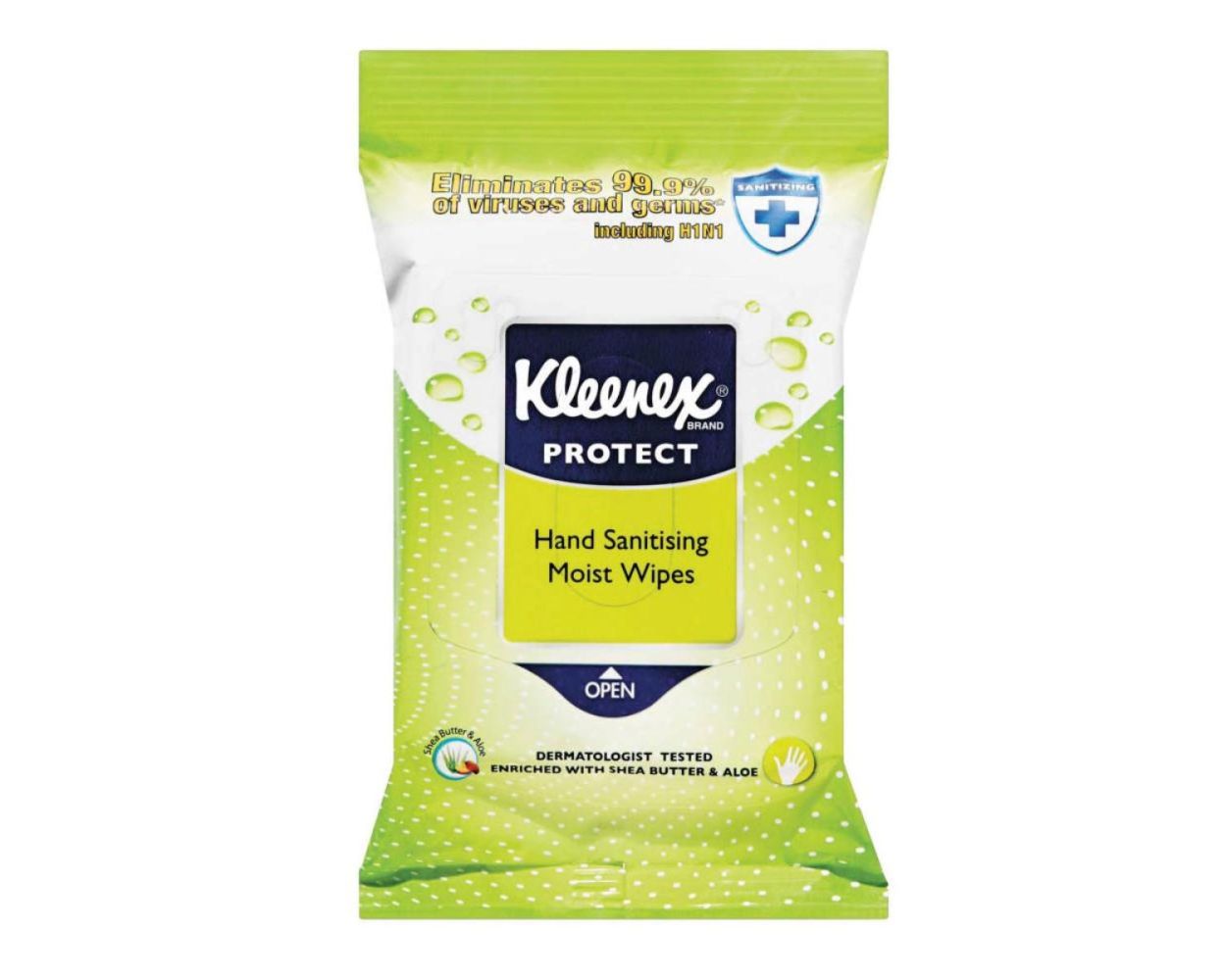 Kleenex Hand Sanitising Wipes 10 Pack