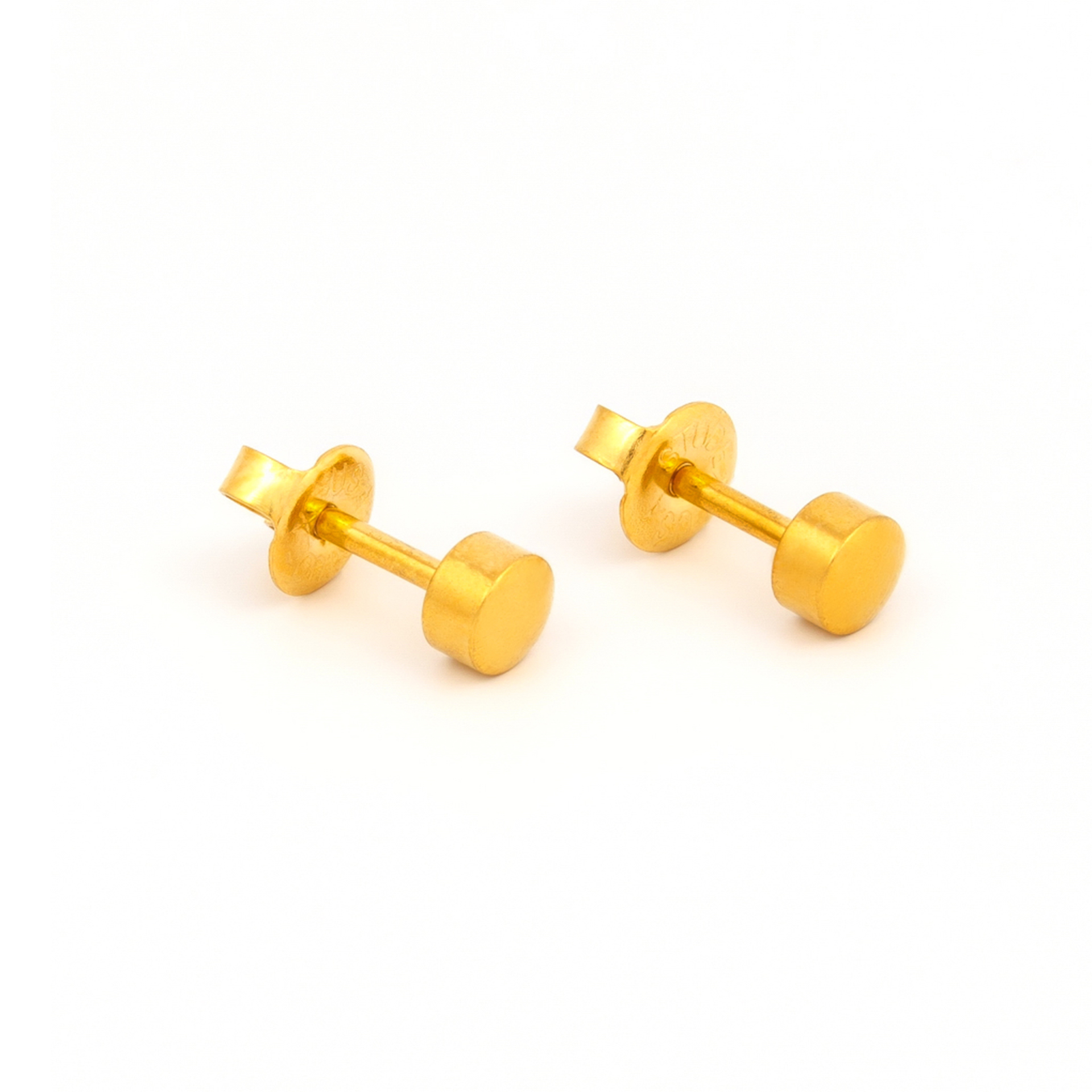 Studex Select Large Gold-Plated Ball Earrings