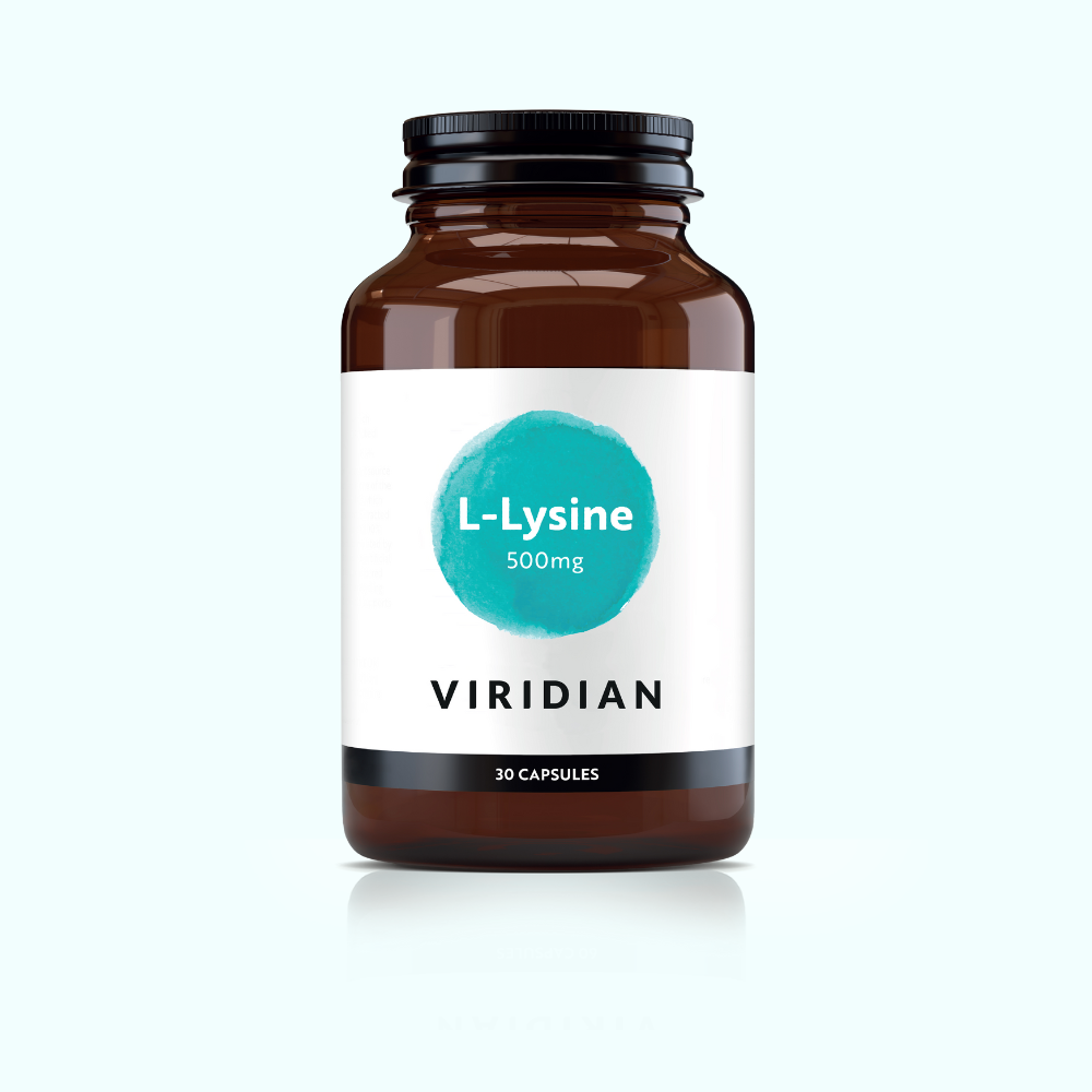 Viridian L-Lysine Capsules 500mg - 30 Pack