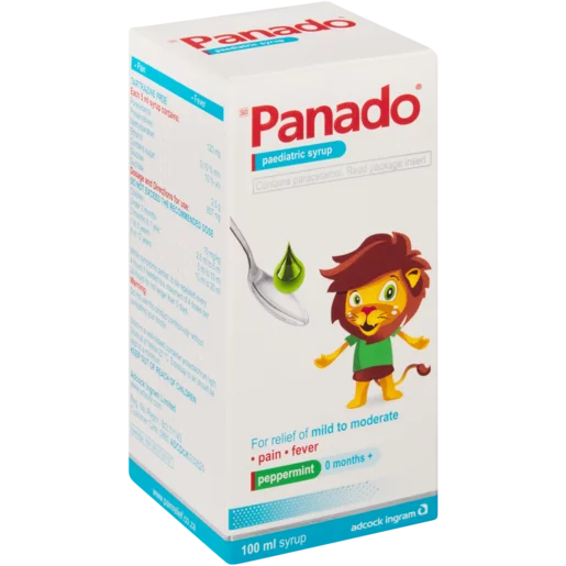 Panado Peppermint Paediatric Syrup 100ml