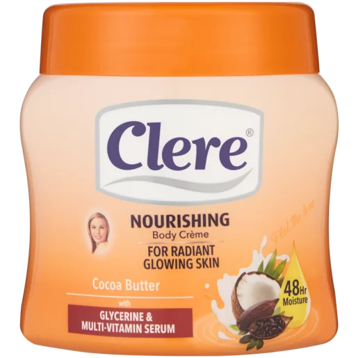 Clere Body Cream Cocoa Butter 500ml