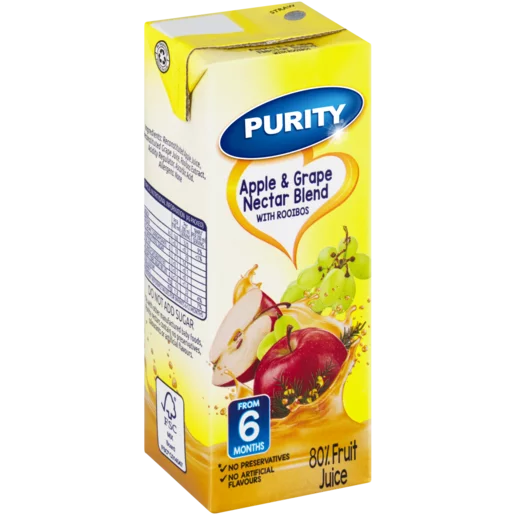 Purity Apple and Grape Nectar Blend 200ml
