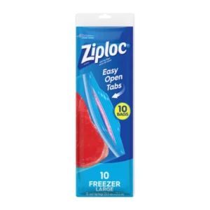 Ziploc Double Zipper Freezer Bags 10 Pack