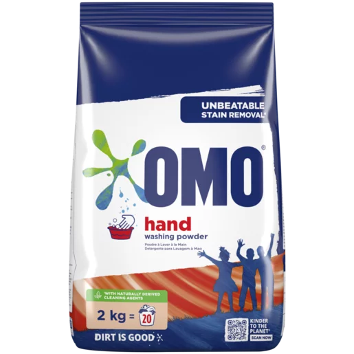 OMO Hand Washing Powder Regular 2kg