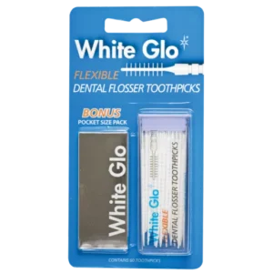 White Glo Flexible Floss Tooth Picks