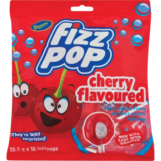 Fizz Pop Cherry Carbonated Candy
