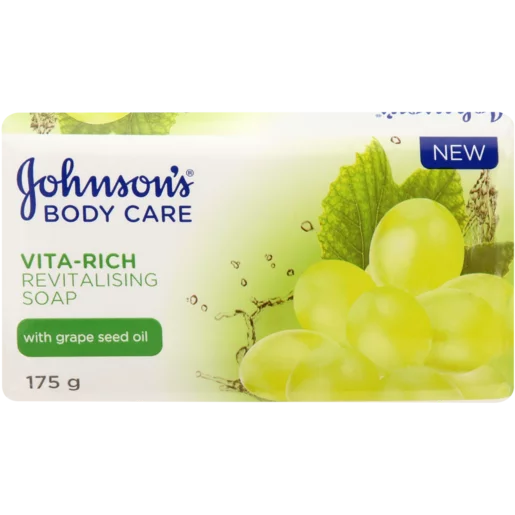 Johnson's Soap Grape Seed Oil 175g