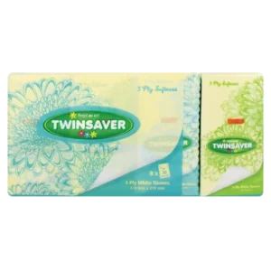 Twinsaver White Tissue 3-Ply 8 Pack