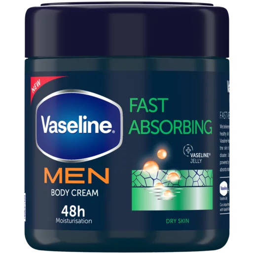 Vaseline Body Cream Men Fast Absorbing 400ml