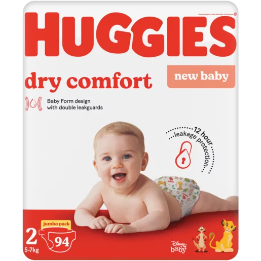 Huggies Dry Comfort Jumbo Size 2 94 Pack