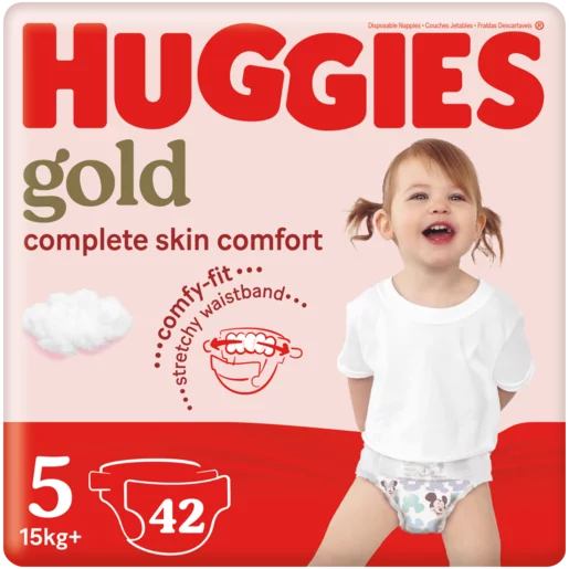 Huggies Gold Super Size 5 Nappies Pack of 42