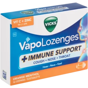 Vicks Immune Support Lozenges Orange - 16 Count