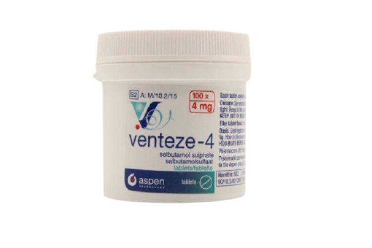 Venteze Tablets 4mg 100 Pack