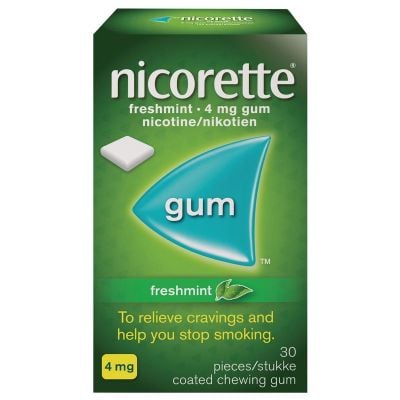 Nicorette Freshmint 4mg Chewing Gum 30 Pieces