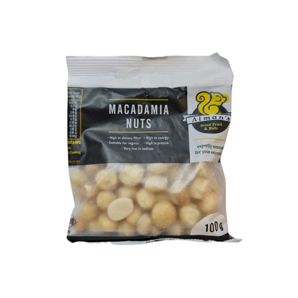 Alman's Macadamia Plain 100g