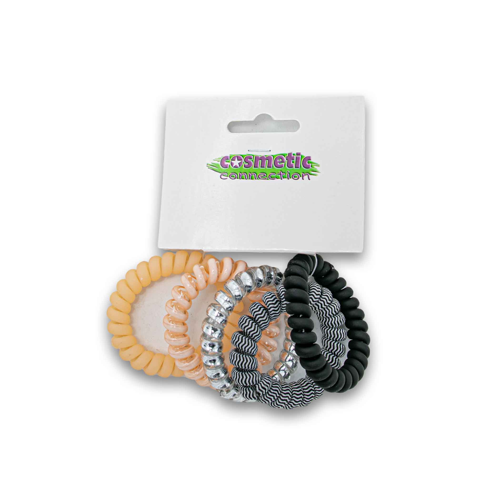 Cosmetic Elastic Wire Hair Ring Pack 5