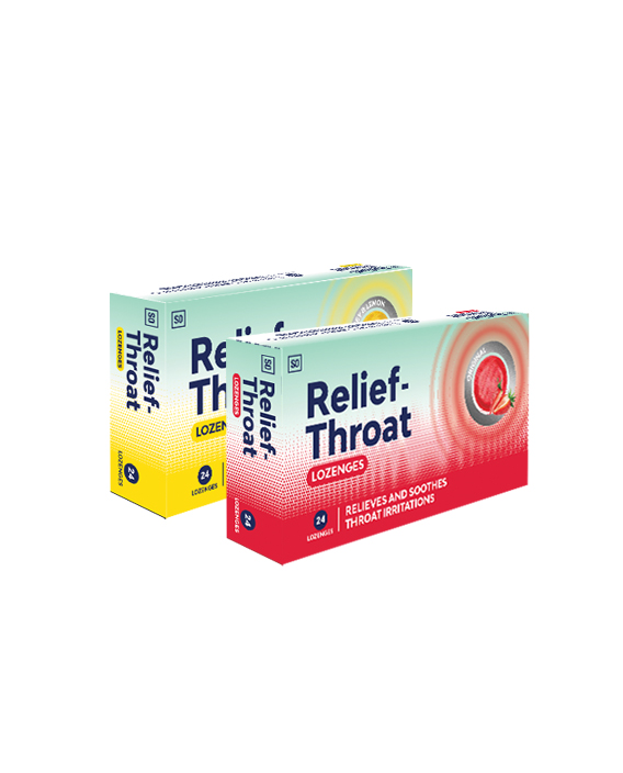 Relief-Throat Lozenges Honey & Lemon 24