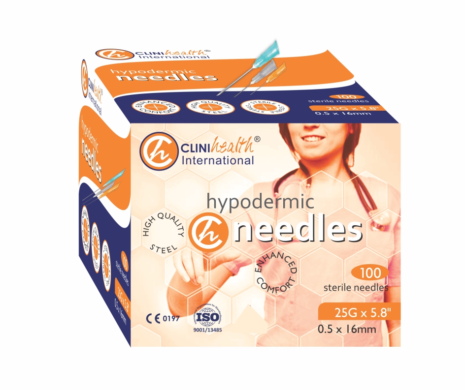 Clinihealth Needle 25G Pack of 100