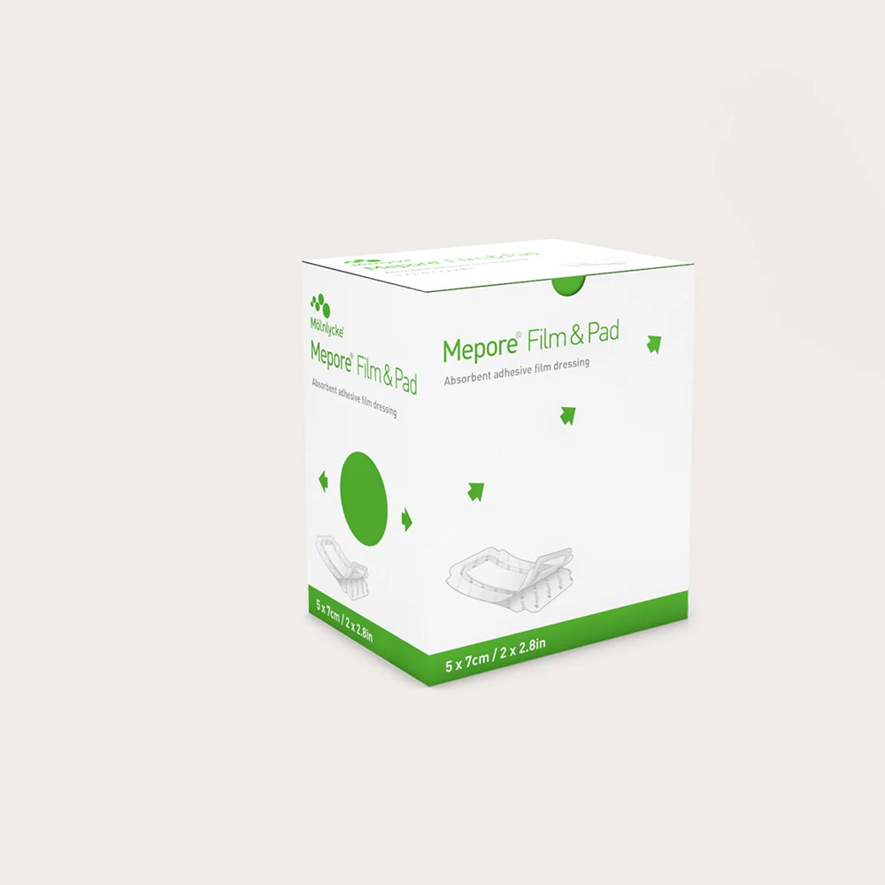 MXHealth Film + Pad Wound Dressing 5x7cm - 1 Pack