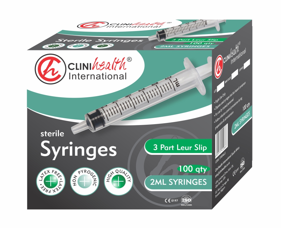 Clinihealth 2ml Syringe Pack of 100