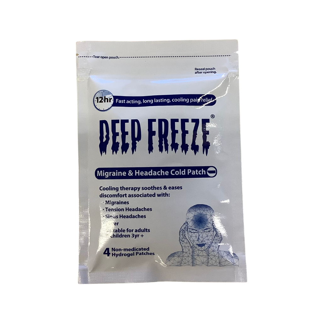 Deep Freeze Migraine & Headache Patch 4 Pack