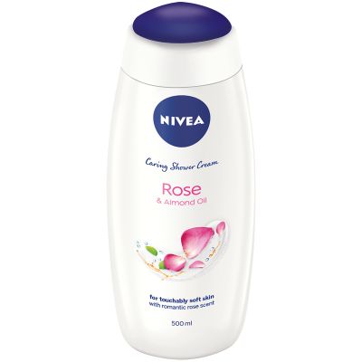 Nivea Shower Gel Rose & Almond Oil 500ml