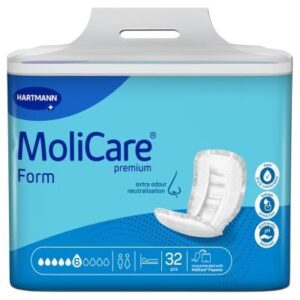 Molicare Premium Form 6 Drop Incontinence Pads - 32 Count