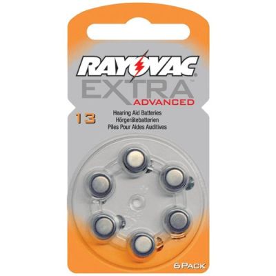 Rayovac Hearing Aid Battery 13 6 Pack