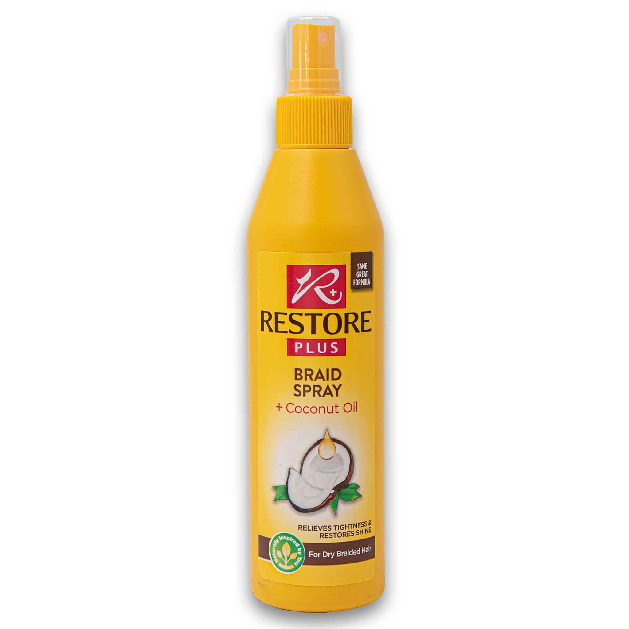 Restore Plus Braid Spray Coconut Oil 250ml