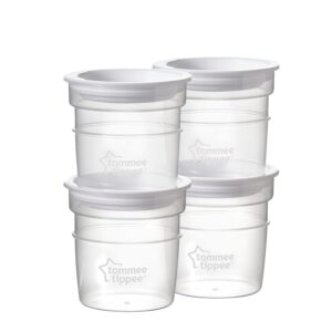 Tommee Tippee Milk Storage Pots Pack of 4
