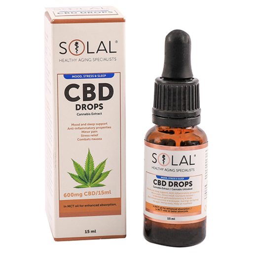 Solal CBD 600mg Drops 15ml