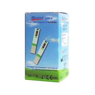 Mission Ultimate Cholesterol Test Strips 25 Pack