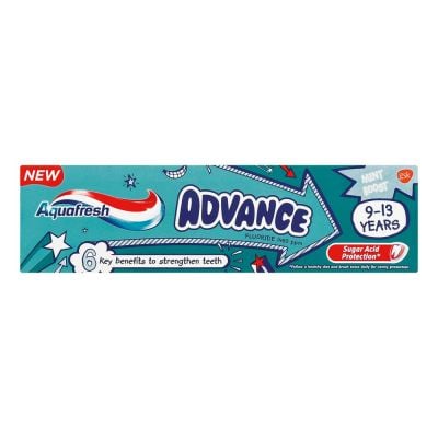 Aquafresh Kids Advanced Toothpaste 9-13 Years 75ml