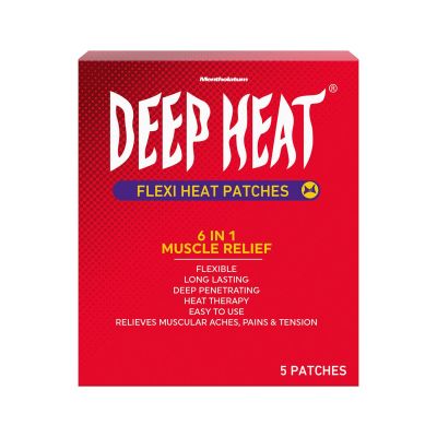 Deep Heat Pain Relief Patches 5 Pack