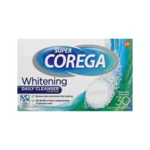 Super Corega Denture Cleanser White Tablets 30