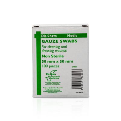 Alpha Clin Gauze Swabs 50mm x 50mm Pack 100