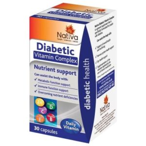Nativa Diabetic Vitamin Complex Capsules 30