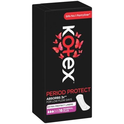 Kotex Period Protection Panty Liners 16 Pack