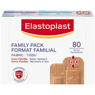 Elastoplast Fabric Strips 80 Pack