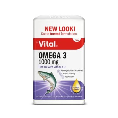 Vitatech Omega 3 Capsules 1000mg 30 Pack