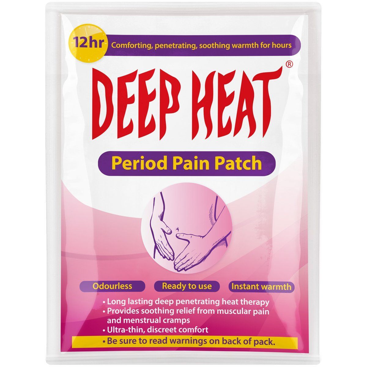 Deep Heat Period Patch Pack of 3