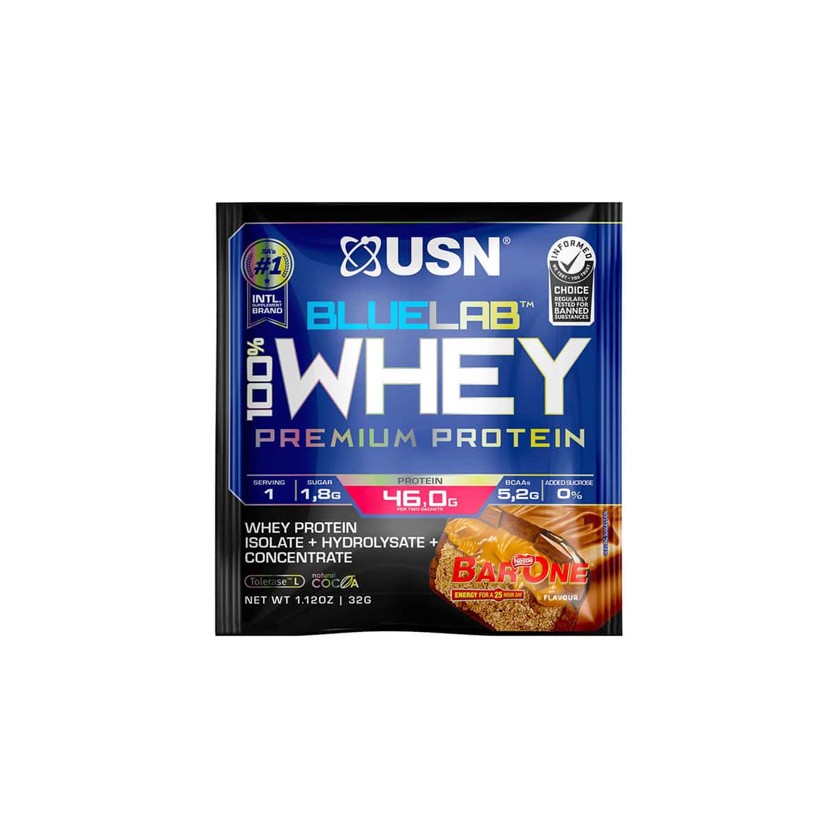 USN 100% Premium Whey Protein Powder Barone 32g