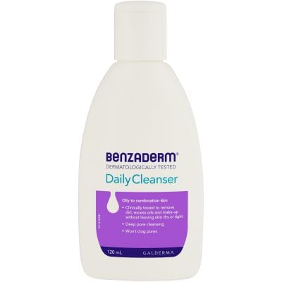 Benzaderm Daily Cleanser 120ml