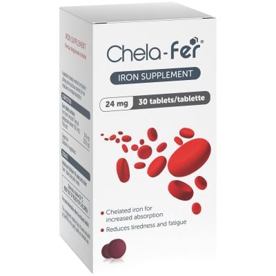 Chela-Fer 24mg Tablets 30