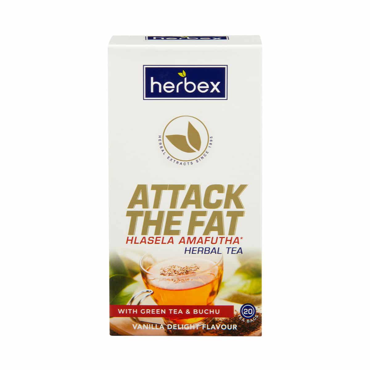 Herbex Attack The Fat Tea 20 Bags Vanilla
