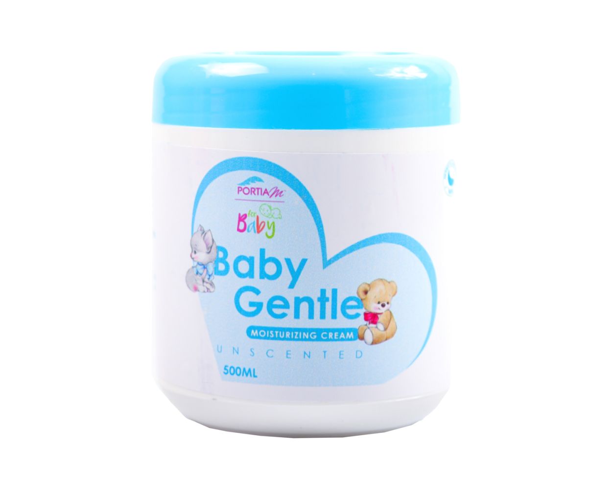 Portia M Baby Gentle Moisturising Cream Unscented 500ml