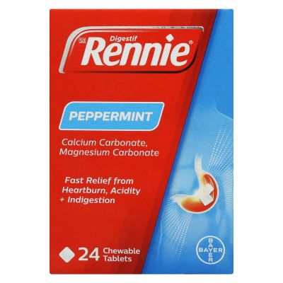 Rennies Peppermint Tablets 24